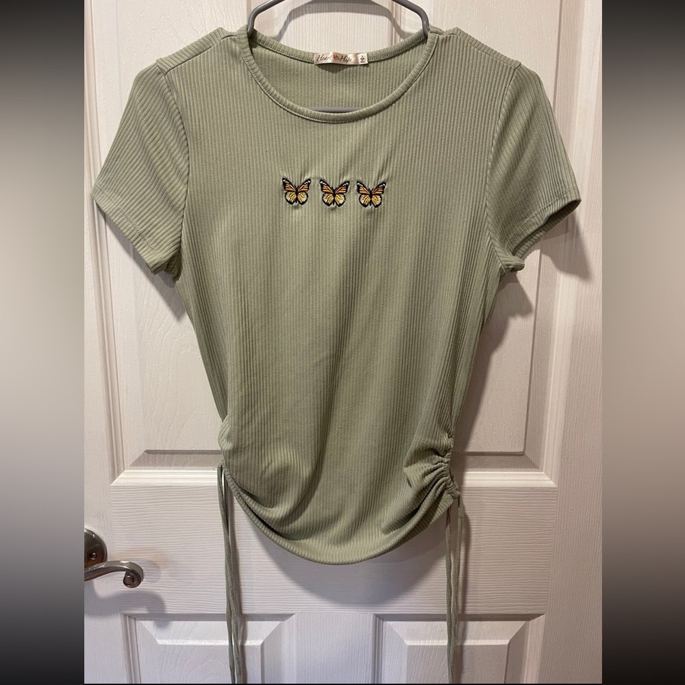 Heart & Hips Butterfly Tee Junior Large